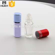 Rouleau de parfum de verre de 3ml 5ml sur la bouteille